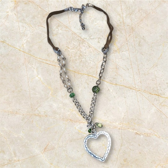 American Eagle Silver Heart Necklace Clasp Marked 925 NEW - Picture 1 of 3
